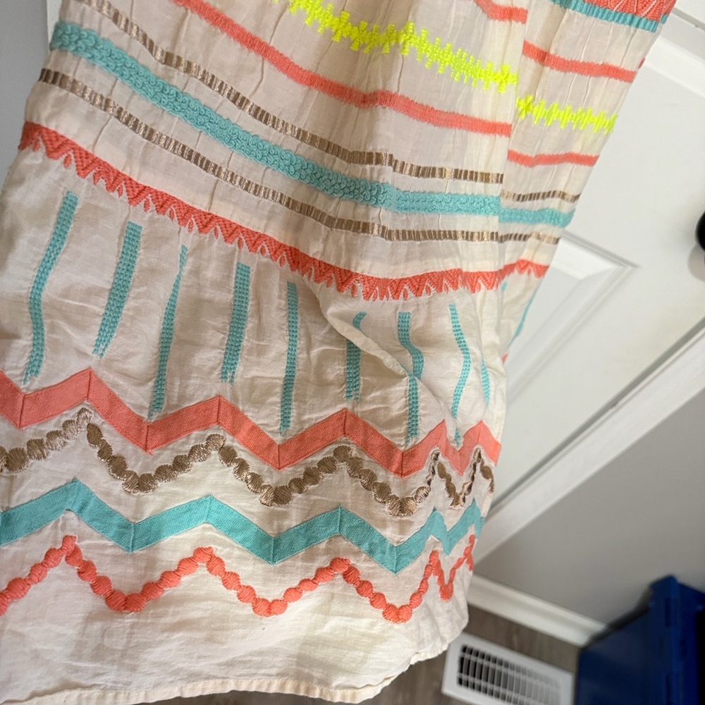 Plenty by Tracy Reese Striped Sunglow Dress Size 10 Anthropologie - Picture 3 of 7